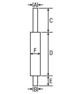 SILENCIEUX VERTICAL D'ECHAPPEMENT ADAPTABLE TRACTEURS FORD 81815841 81815992 81817063 C5NN5230BD C5NN5230R C7NN5230B C7NN5230R