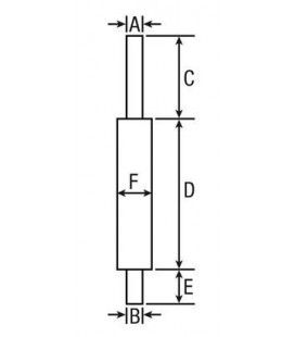 SILENCIEUX D'ECHAPPEMENT HORIZONTAL ADAPTABLE MASSEY FERGUSON 180364M92 890476M93 890476M91 