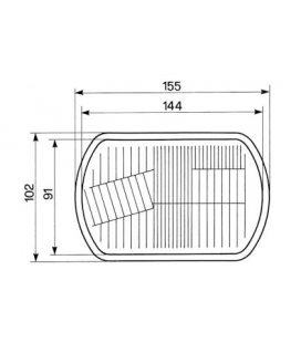 OPTIQUE PHARE AVANT DROIT OU GAUCHE ADAPTABLE MASSEY FERGUSON 916369M91