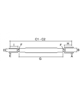 CHANDELLE FIXE GAUCHE ADAPTABLE MASSEY FERGUSON ANCIENS 182554M92