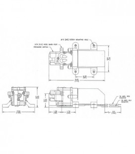 POMPE 12V SHURFLO SLV10 3.4L/M 2.1B