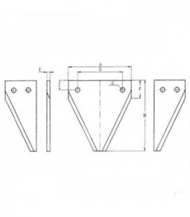 25 SECTIONS LISSES 75GL UNIVERSELLES ADAPTABLE KUHN 56923400