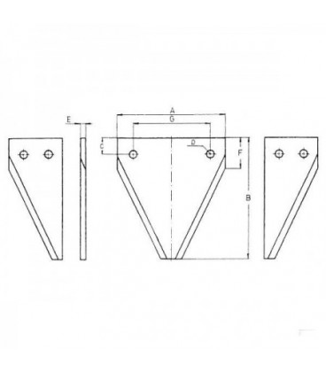 25 SECTIONS LISSES 75GL UNIVERSELLES ADAPTABLE KUHN 56923400