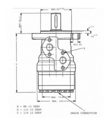 MOTEUR DANFOSS TYPE OMR