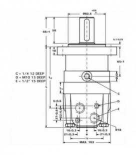 MOTEUR ORBITAL TYPE OMS DANFOSS