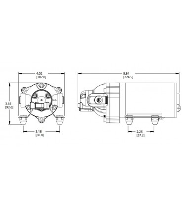 POMPE ELECTRIQUE 12V 5.7L/MIN 10.3 BARS PULFLEX