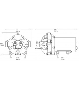 POMPE ELECTRIQUE 12V 11.4 L/MIN 4.1BARS PULFLEX