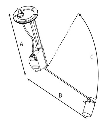 CAPTEUR DE JAUGE A CARBURANT ADAPTABLE MASSEY FERGUSON 3714733M2