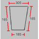 VITRE DE LABOUR PLATE - TEINTÉE ADAPTABLE MASSEY FERGUSON 544162 H127 M544162