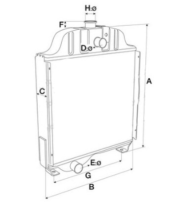 RADIATEUR ADAPTABLE FENDT G199204050010