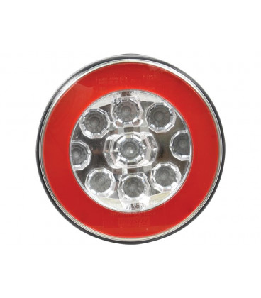 FEU ARRIERE ROND LED DE REMORQUE POSITION ANTIBROUILLARD 12-36V