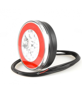 FEU ARRIERE ROND LED DE REMORQUE POSITION ANTIBROUILLARD 12-36V