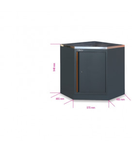 MODULE D'ANGLE INFÉRIEUR POUR LA COMBINAISON D'AMEUBLEMENTS D'ATELIER C45PRO