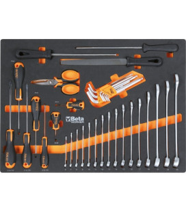 SERVANTE MOBILE D'ATELIER 6 TIROIRS AVEC COMPOSITION DE 196 OUTILS BW C04BOX-A VU 024006201