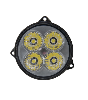 PHARE DE TRAVAIL ROND 4 LED 3600LM LARGE ENCASTRABLE ADAPTABLE FENDT NEW HOLLAND CASE JOHN DEERE MASSEY FERGUSON