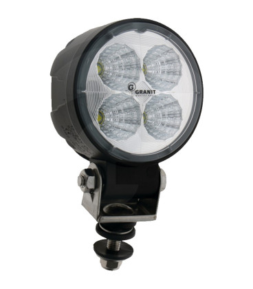 PHARE DE TRAVAIL ROND LED 1300 LUMENS ECLAIRAGE LONGUE PORTEE 12/24V