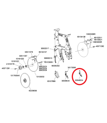 POINTE DE SOC COURTE RIBOULEAU MONOSEM NG PLUS 670100027065 10047069 10048024 30047069 30047087