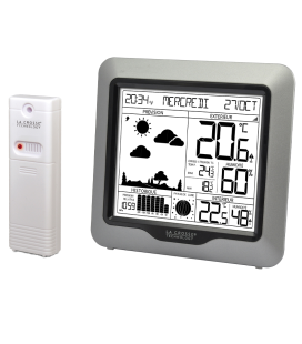 STATION METEO AVEC PREVISIONS ET 1 CAPTEUR LA CROSS TECHNOLOGIE