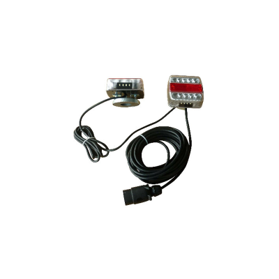 KIT SIGNALISATION FEUX LED ROUGE ET BLANC 12V 7.50M MAGNETIQUES