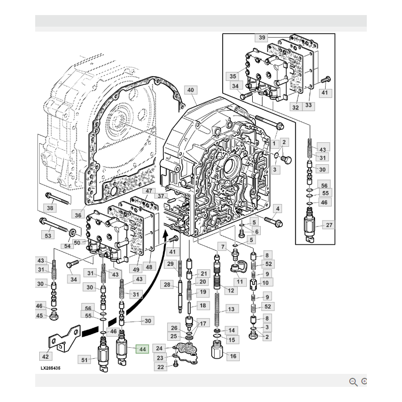 ELECTROVANNE DE BOITE DE VITESSES INVERSEUR MARCHE AVANT ADAPTABLE JOHN DEERE RE183407