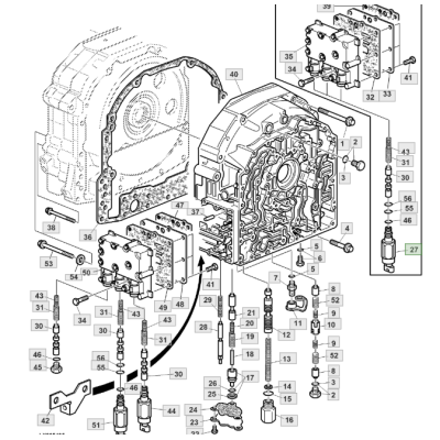 ELECTROVANNE DE BOITE DE VITESSES INVERSEUR ADAPTABLE JOHN DEERE RE183