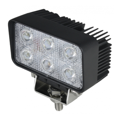 PHARE DE TRAVAIL RECTANGULAIRE 6 LED 1500 LUMENS LONGUE PORTEE