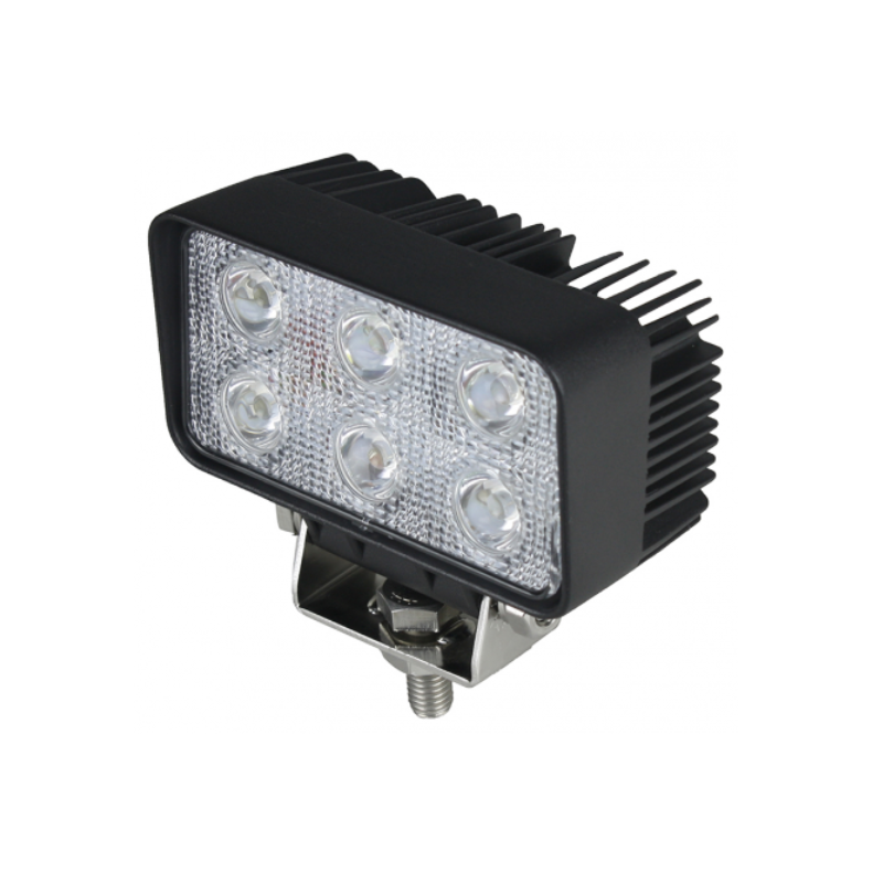 PHARE DE TRAVAIL RECTANGULAIRE 6 LED 1500 LUMENS LONGUE PORTEE