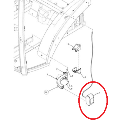 FEU AVANT DROIT POSITION ET CLIGNOTANT A LED ADAPTABLE CASE IH NEW HOL