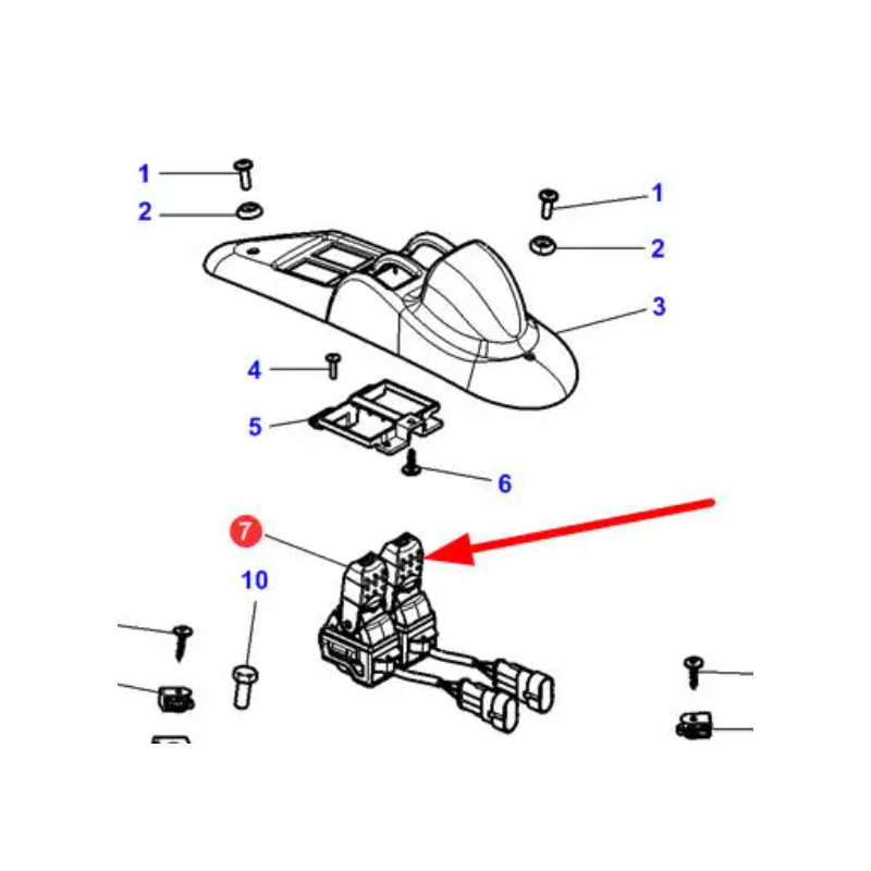 JOYSTICK DE COMMANDE HYDRAULIQUE ADAPTABLE MASSEY FERGUSON CHALLENGER