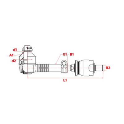 TIRANT COMPLET DE DIRECTION ADAPTABLE MANITOU 960580