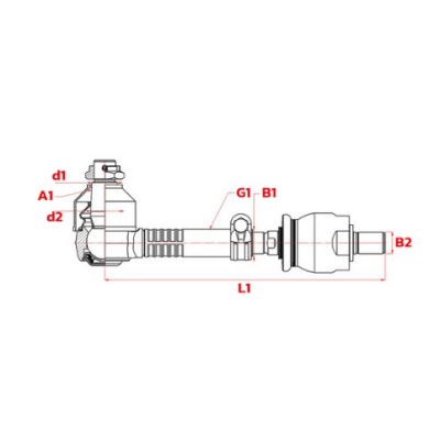 TIRANT COMPLET DE DIRECTION ADAPTABLE MANITOU 745160